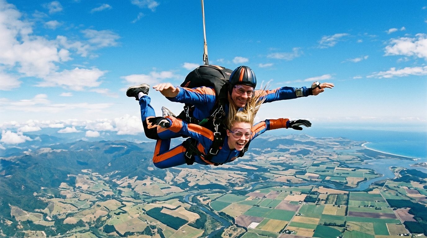 Baptême en chute libre : le guide complet pour votre premier saut en parachute