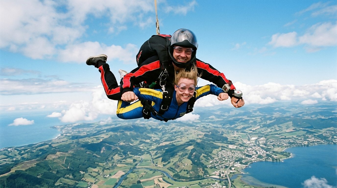 Tout savoir sur le saut en parachute tandem : guide et repères pour votre premier vol