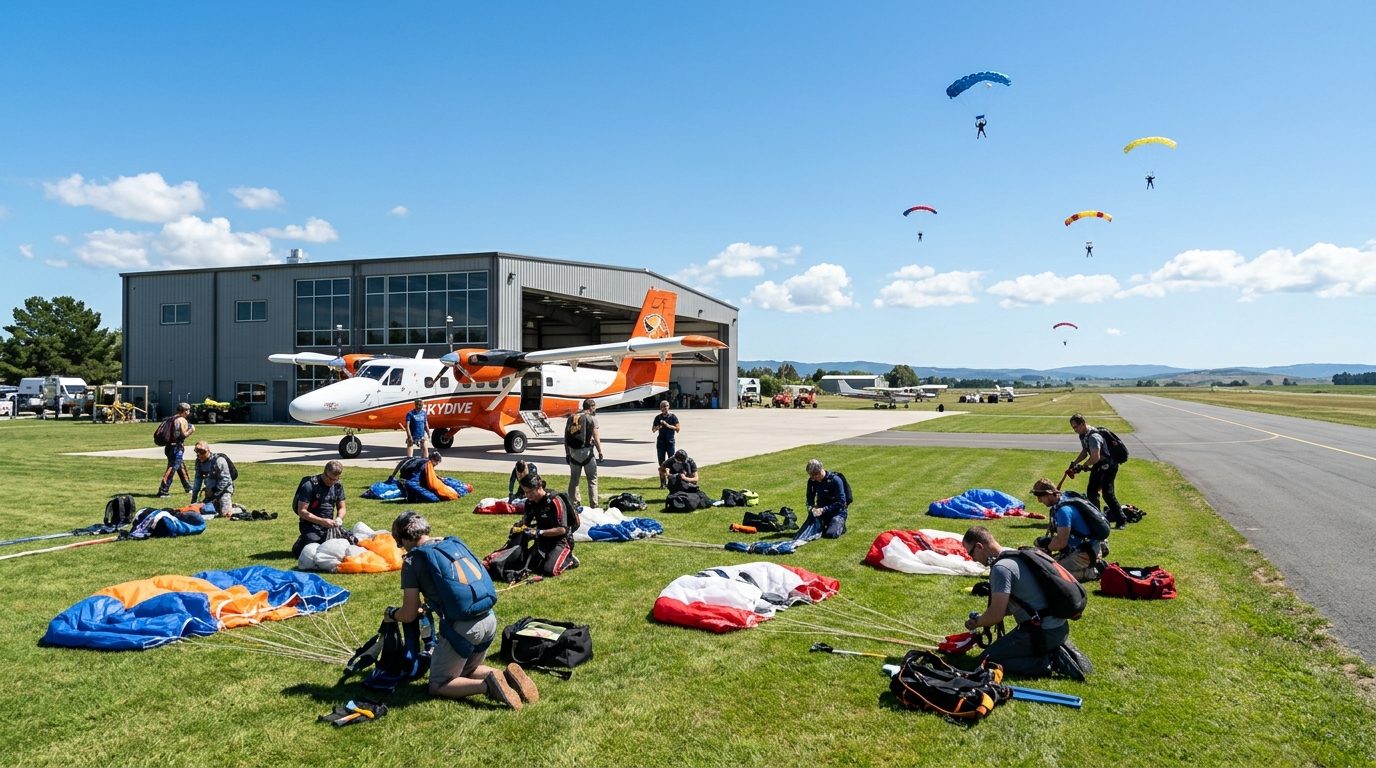 Calendrier et organisation des sauts en parachute : bien préparer sa venue
