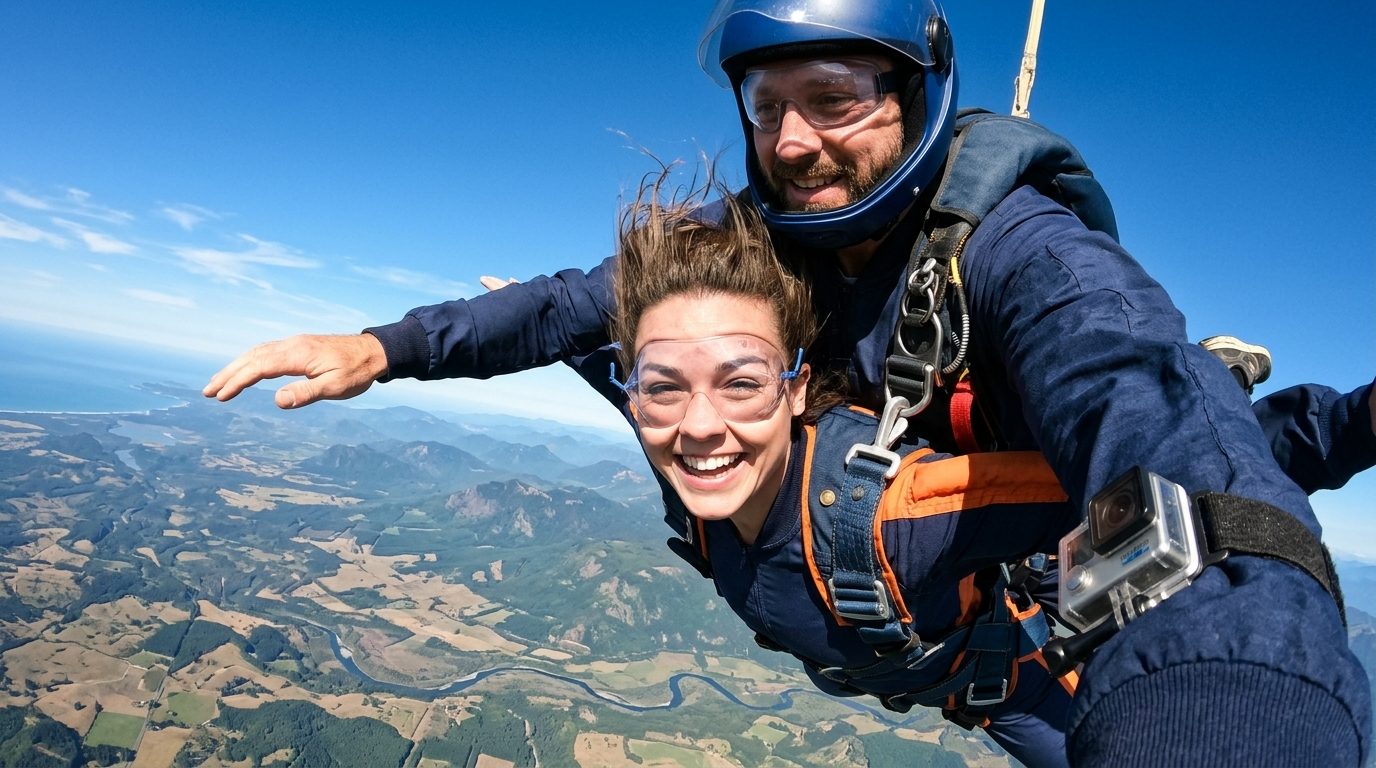 Saut en parachute tandem avec vidéo : immortalisez votre baptême de l’air
