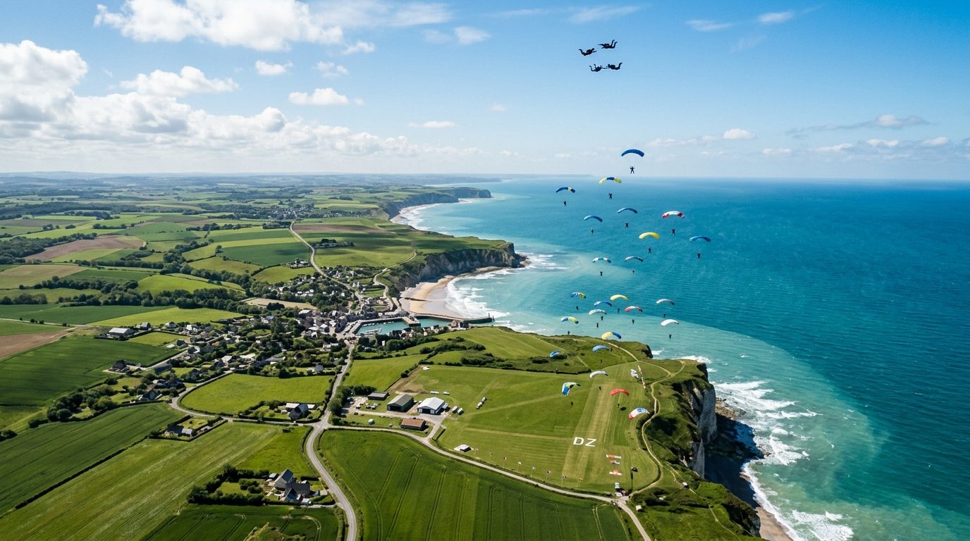 Où sauter en parachute ? Guide des zones de saut et organisation de votre baptême