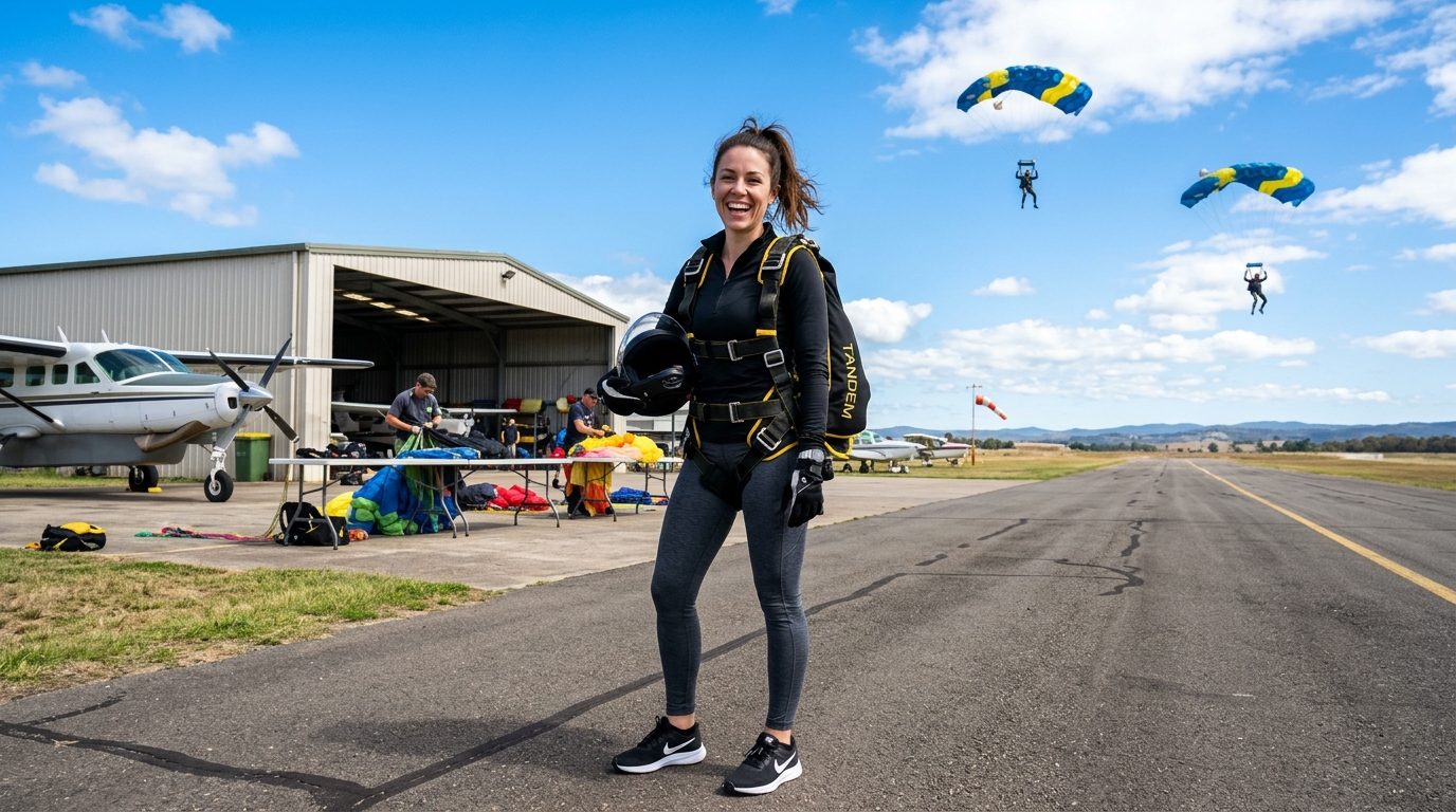 Comment s’habiller pour un premier saut en parachute : le guide complet