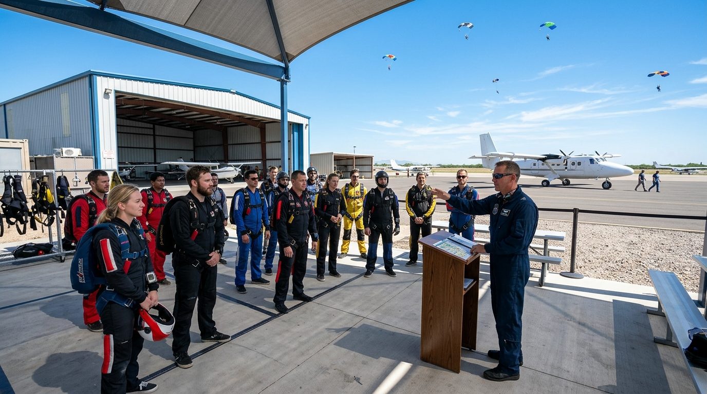 Les règles fondamentales en parachutisme : sécurité, météo et exigences