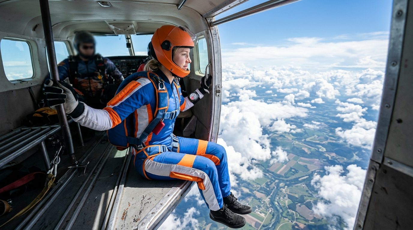 Pourquoi le parachutisme est un véritable défi mental